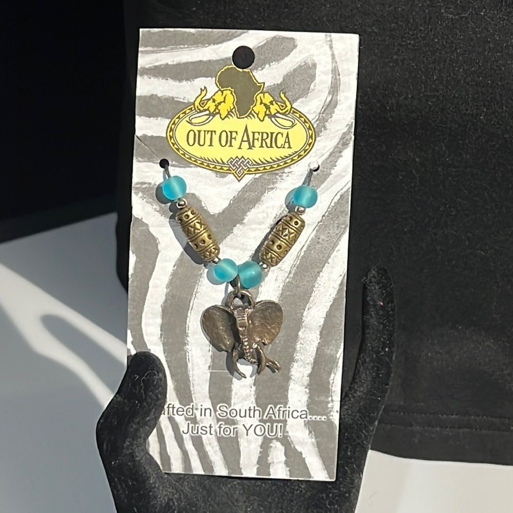Out of Africa Handcrafted Elephant Necklace